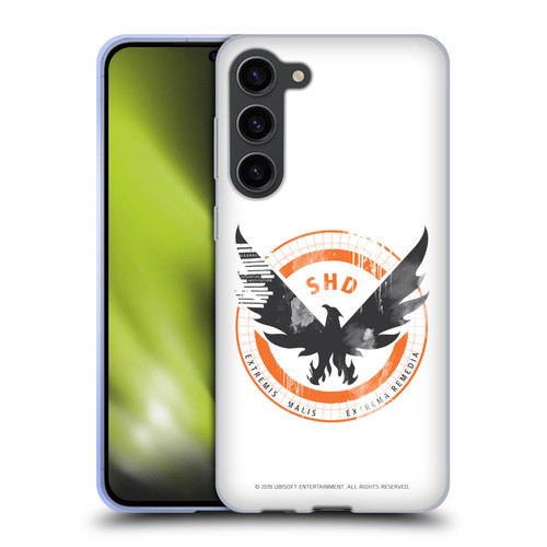 Tom Clancy's The Division Key Art Logo White Soft Gel Case for Samsung Galaxy S23+ 5G