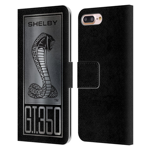 Shelby Car Graphics GT350 Leather Book Wallet Case Cover For Apple iPhone 7 Plus / iPhone 8 Plus