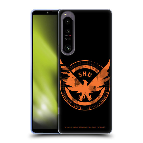 Tom Clancy's The Division Key Art Logo Black Soft Gel Case for Sony Xperia 1 IV