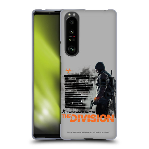 Tom Clancy's The Division Key Art Character Soft Gel Case for Sony Xperia 1 III