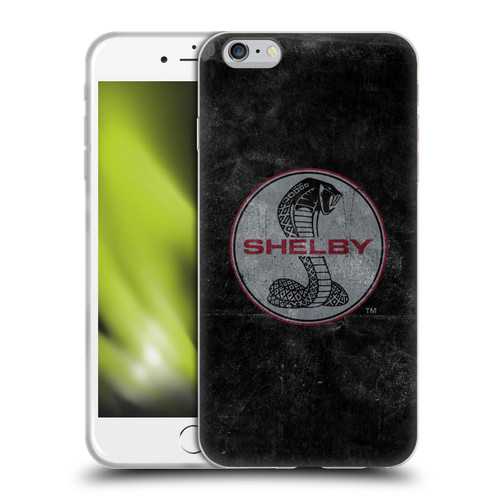 Shelby Logos Distressed Black Soft Gel Case for Apple iPhone 6 Plus / iPhone 6s Plus