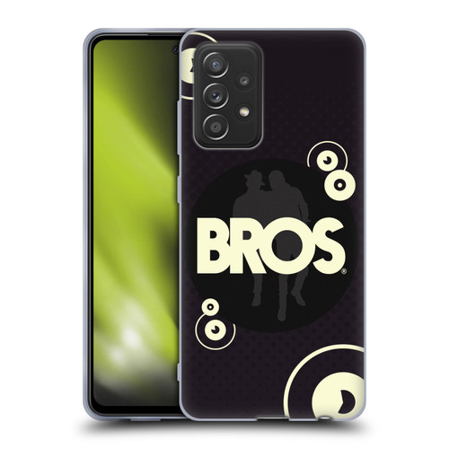 BROS Logo Art Retro Soft Gel Case for Samsung Galaxy A52 / A52s / 5G (2021)