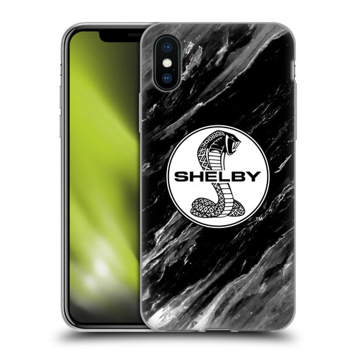 Shelby Logos Marble Soft Gel Case for Apple iPhone X / iPhone XS