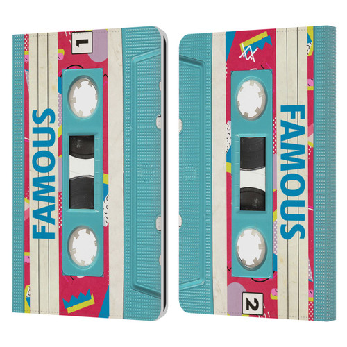 BROS Vintage Cassette Tapes When Will I Be Famous Leather Book Wallet Case Cover For Amazon Kindle Paperwhite 1 / 2 / 3