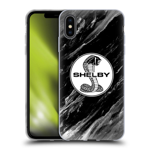 Shelby Logos Marble Soft Gel Case for Apple iPhone XS Max