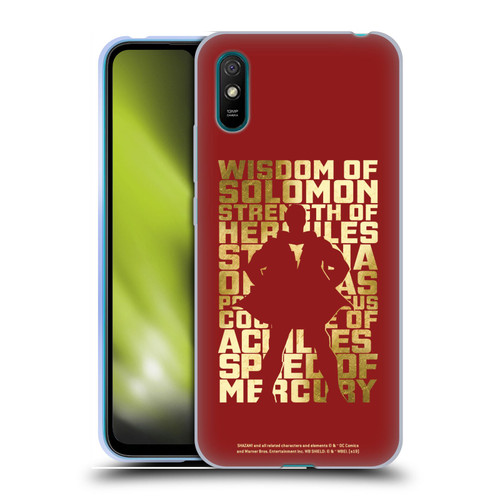 Shazam! 2019 Movie Character Art Typography Soft Gel Case for Xiaomi Redmi 9A / Redmi 9AT