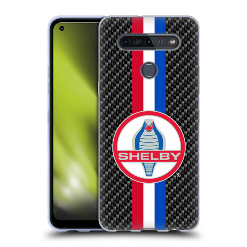 Shelby Logos Carbon Fiber Soft Gel Case for LG K51S