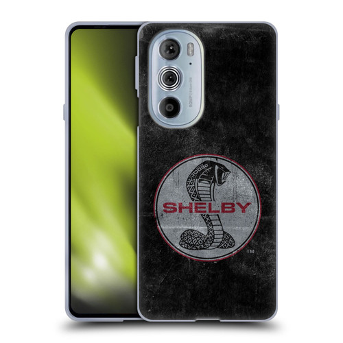 Shelby Logos Distressed Black Soft Gel Case for Motorola Edge X30