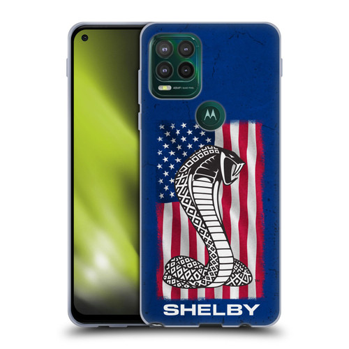 Shelby Logos American Flag Soft Gel Case for Motorola Moto G Stylus 5G 2021