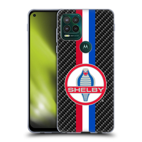 Shelby Logos Carbon Fiber Soft Gel Case for Motorola Moto G Stylus 5G 2021