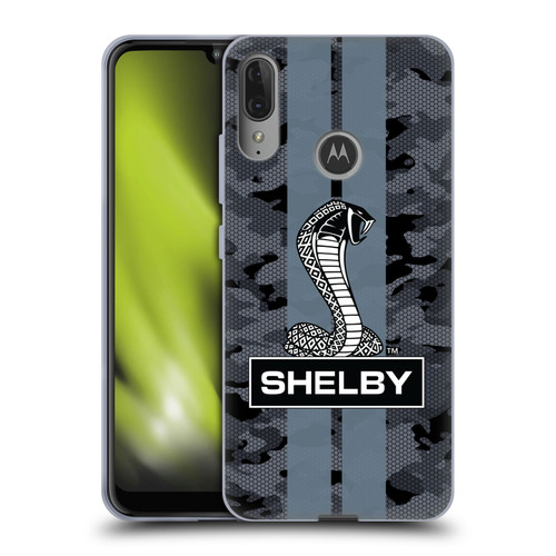 Shelby Logos Camouflage Soft Gel Case for Motorola Moto E6 Plus