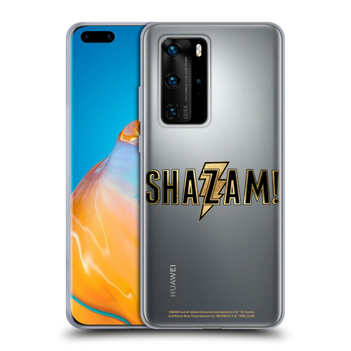 Shazam! 2019 Movie Logos Gold Soft Gel Case for Huawei P40 Pro / P40 Pro Plus 5G