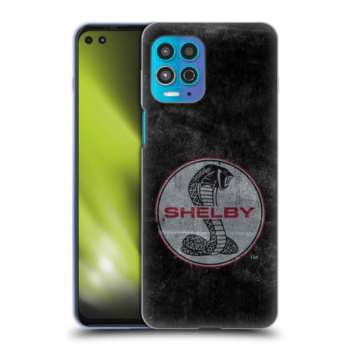 Shelby Logos Distressed Black Soft Gel Case for Motorola Moto G100