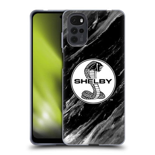 Shelby Logos Marble Soft Gel Case for Motorola Moto G22