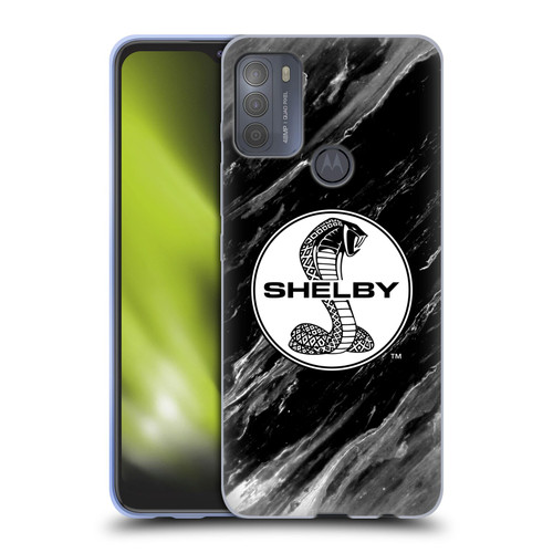 Shelby Logos Marble Soft Gel Case for Motorola Moto G50