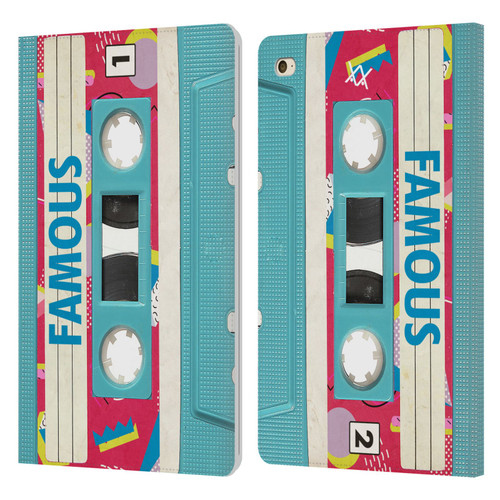 BROS Vintage Cassette Tapes When Will I Be Famous Leather Book Wallet Case Cover For Apple iPad mini 4