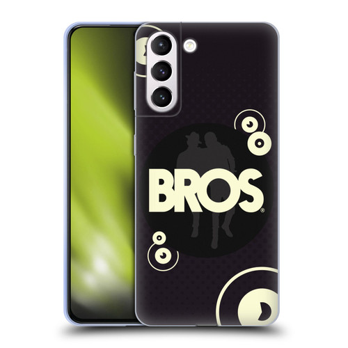 BROS Logo Art Retro Soft Gel Case for Samsung Galaxy S21+ 5G