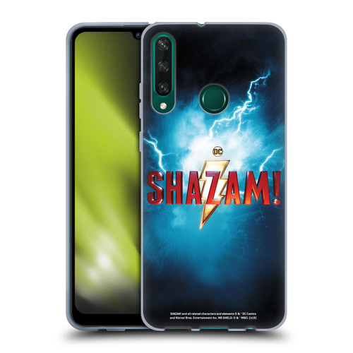 Shazam! 2019 Movie Logos Poster Soft Gel Case for Huawei Y6p