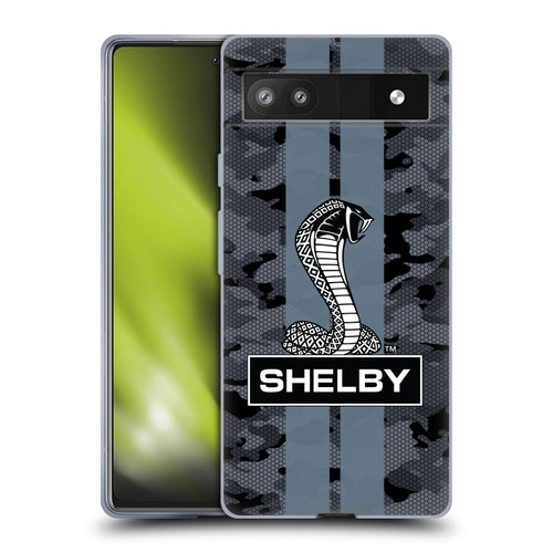 Shelby Logos Camouflage Soft Gel Case for Google Pixel 6a