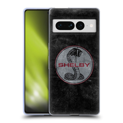 Shelby Logos Distressed Black Soft Gel Case for Google Pixel 7 Pro