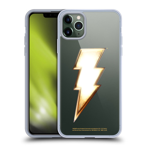 Shazam! 2019 Movie Logos Lightning Soft Gel Case for Apple iPhone 11 Pro Max