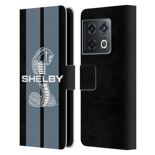 Shelby Car Graphics Gray Leather Book Wallet Case Cover For OnePlus 10 Pro