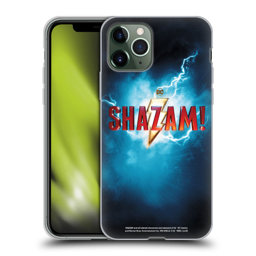Shazam! 2019 Movie Logos Poster Soft Gel Case for Apple iPhone 11 Pro