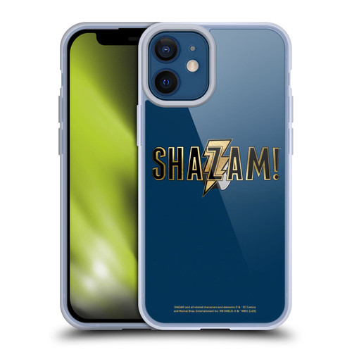 Shazam! 2019 Movie Logos Gold Soft Gel Case for Apple iPhone 12 Mini