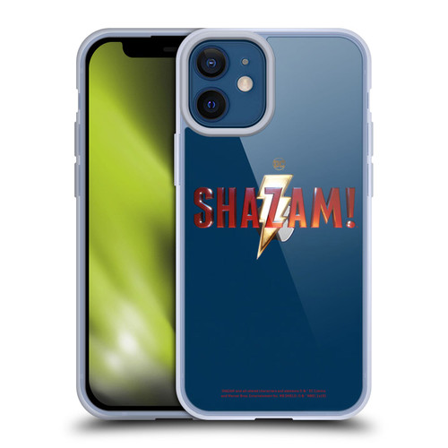 Shazam! 2019 Movie Logos Main Soft Gel Case for Apple iPhone 12 Mini