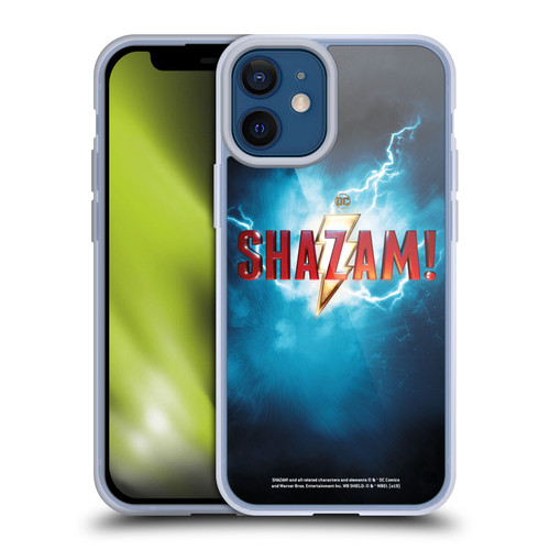 Shazam! 2019 Movie Logos Poster Soft Gel Case for Apple iPhone 12 Mini