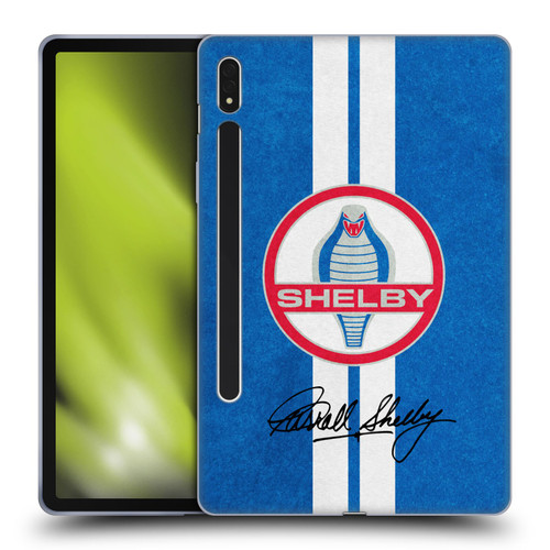 Shelby Logos Distressed Blue Soft Gel Case for Samsung Galaxy Tab S8