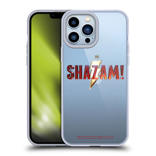 Shazam! 2019 Movie Logos Main Soft Gel Case for Apple iPhone 13 Pro Max