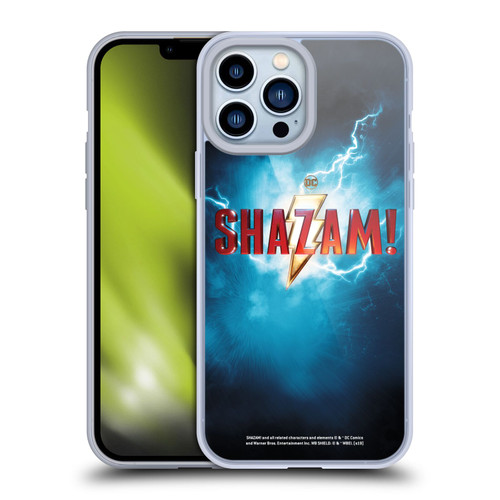 Shazam! 2019 Movie Logos Poster Soft Gel Case for Apple iPhone 13 Pro Max