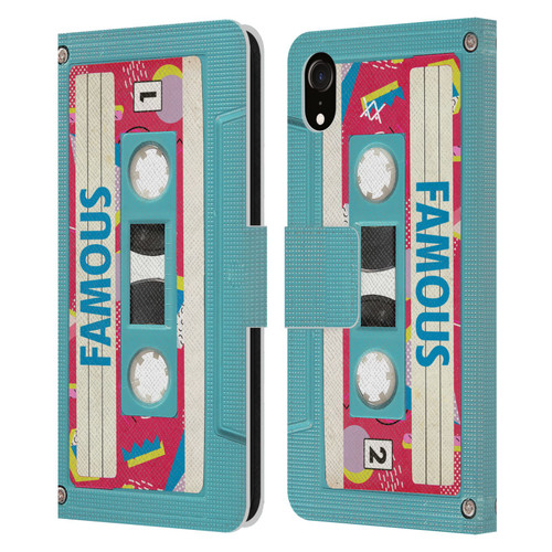 BROS Vintage Cassette Tapes When Will I Be Famous Leather Book Wallet Case Cover For Apple iPhone XR