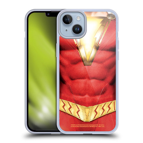 Shazam! 2019 Movie Logos Costume Soft Gel Case for Apple iPhone 14 Plus