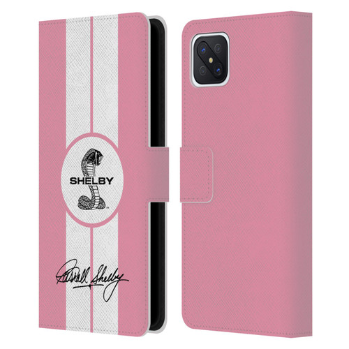 Shelby Car Graphics 1965 427 S/C Pink Leather Book Wallet Case Cover For OPPO Reno4 Z 5G