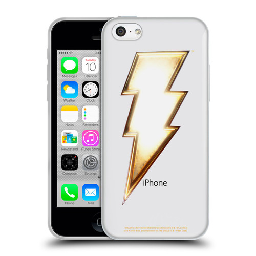 Shazam! 2019 Movie Logos Lightning Soft Gel Case for Apple iPhone 5c