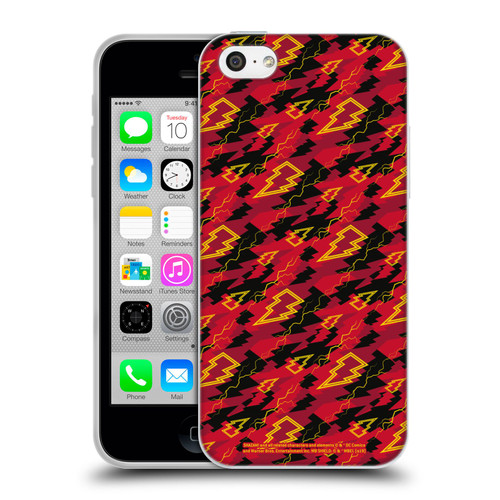 Shazam! 2019 Movie Logos Pattern Soft Gel Case for Apple iPhone 5c