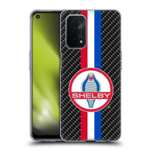 Shelby Logos Carbon Fiber Soft Gel Case for OPPO A54 5G