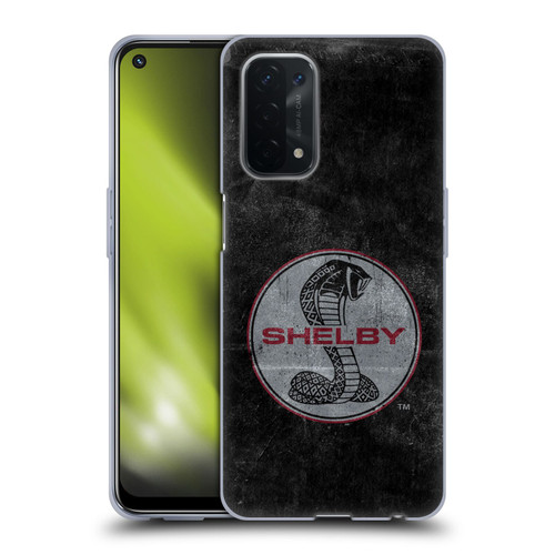 Shelby Logos Distressed Black Soft Gel Case for OPPO A54 5G