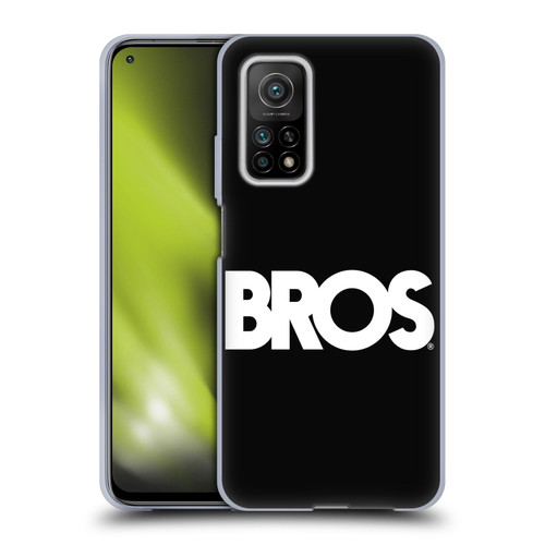 BROS Logo Art Text Soft Gel Case for Xiaomi Mi 10T 5G