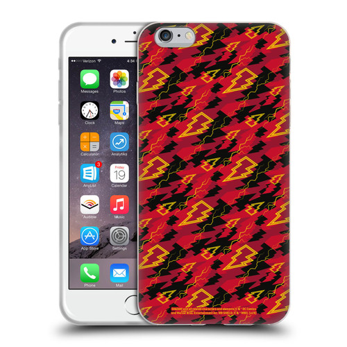 Shazam! 2019 Movie Logos Pattern Soft Gel Case for Apple iPhone 6 Plus / iPhone 6s Plus