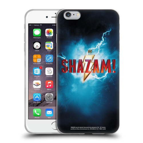 Shazam! 2019 Movie Logos Poster Soft Gel Case for Apple iPhone 6 Plus / iPhone 6s Plus