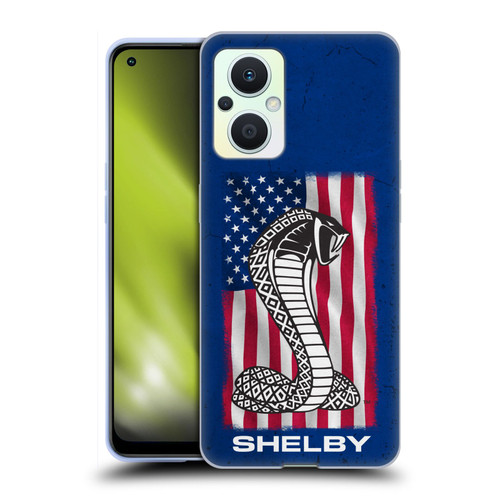 Shelby Logos American Flag Soft Gel Case for OPPO Reno8 Lite