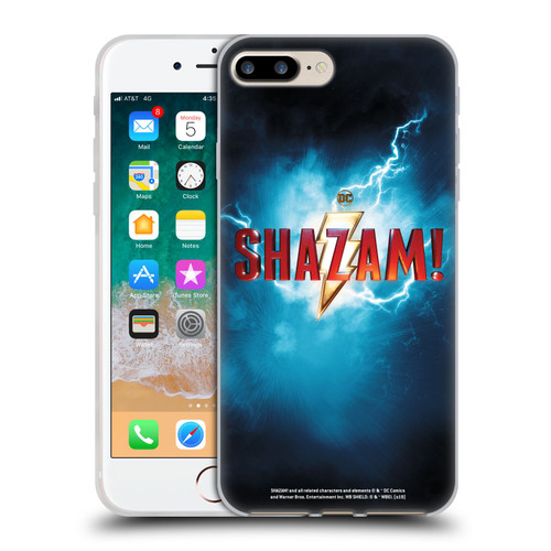 Shazam! 2019 Movie Logos Poster Soft Gel Case for Apple iPhone 7 Plus / iPhone 8 Plus