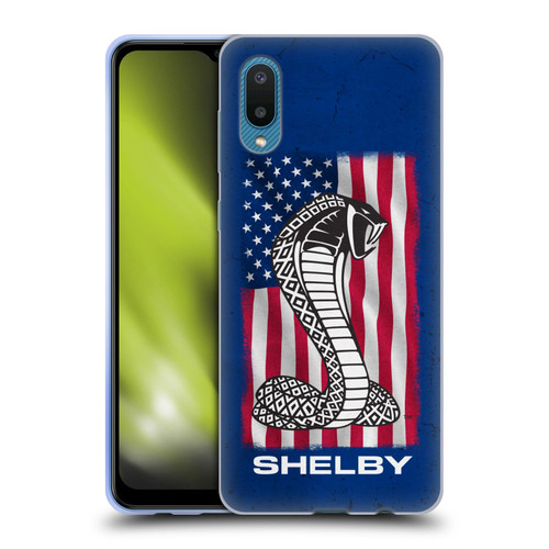 Shelby Logos American Flag Soft Gel Case for Samsung Galaxy A02/M02 (2021)