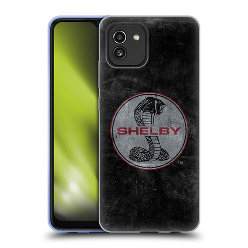 Shelby Logos Distressed Black Soft Gel Case for Samsung Galaxy A03 (2021)