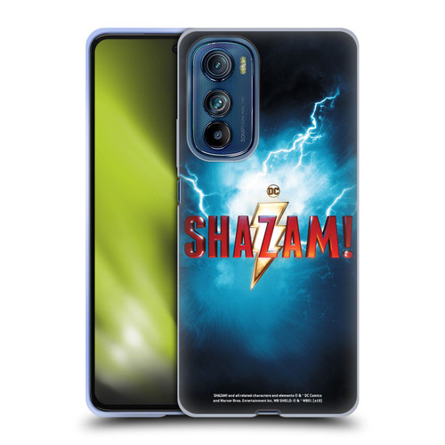 Shazam! 2019 Movie Logos Poster Soft Gel Case for Motorola Edge 30