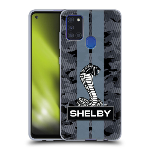 Shelby Logos Camouflage Soft Gel Case for Samsung Galaxy A21s (2020)