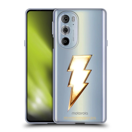 Shazam! 2019 Movie Logos Lightning Soft Gel Case for Motorola Edge X30